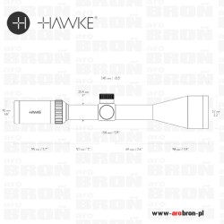 Luneta celownicza Hawke VANTAGE 3-9x50 IR RG (14231) - podświetlany krzyż