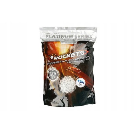 Kulki ASG Gunfire Rockets Platinium 0,25g 1kg