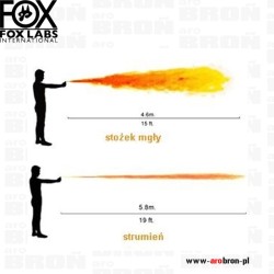 Gaz pieprzowy FOX LABS GOLD 5.3 stożek CONE 89 ml - NAJMOCNIEJSZY