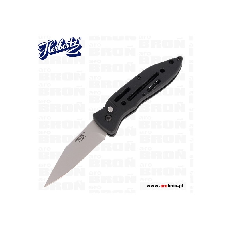 Nóż składany sprężynowy Herbertz Solingen Puma Spring Knife 325112 - gładkie ostrze 83mm, stal AISI 420, automatyczny