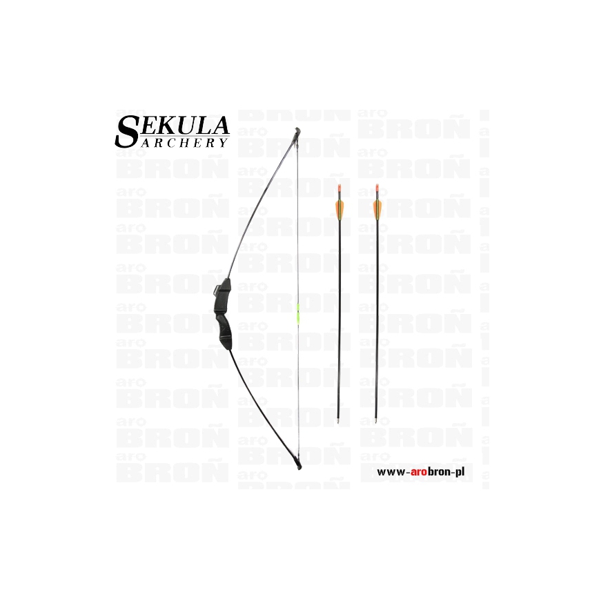 Łuk klasyczny JX-1001 Classic - 18 lbs, 2 strzały z włókna szklanego