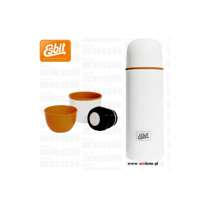 Termos Esbit Polar Vacuum Flask 0,75 l biały - 2 kubki