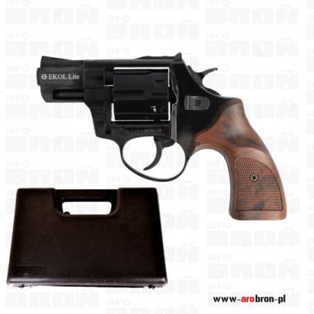 Rewolwer hukowy alarmowy Ekol Viper Lite K-6L DA czarny - amunicja long 6 mm