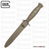 Nóż bojowy szturmowy GLOCK 81  BATTLE FIELD GREEN z piłką, NOWOŚĆ