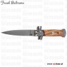 Nóż sprężynowy składany Frank Beltrame Stiletto Olive FB23/94 - ostrze 98 mm, stal nierdzewna, drewno oliwne