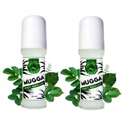 2x MUGGA 20,5% DEET Roll-on...