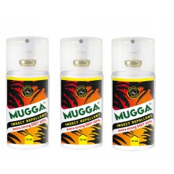3x MUGGA STRONG 50% DEET...