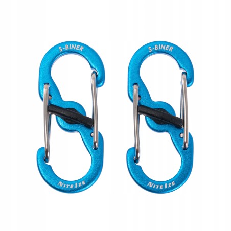 KARABIŃCZYK NITE IZE S-BINER ALUMINIUM BLUE